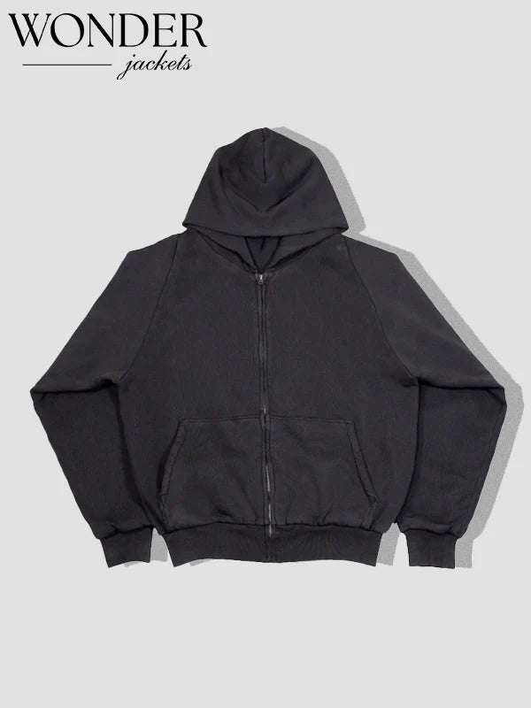 Yeezy x Gap Zip-Up Hoodie Black