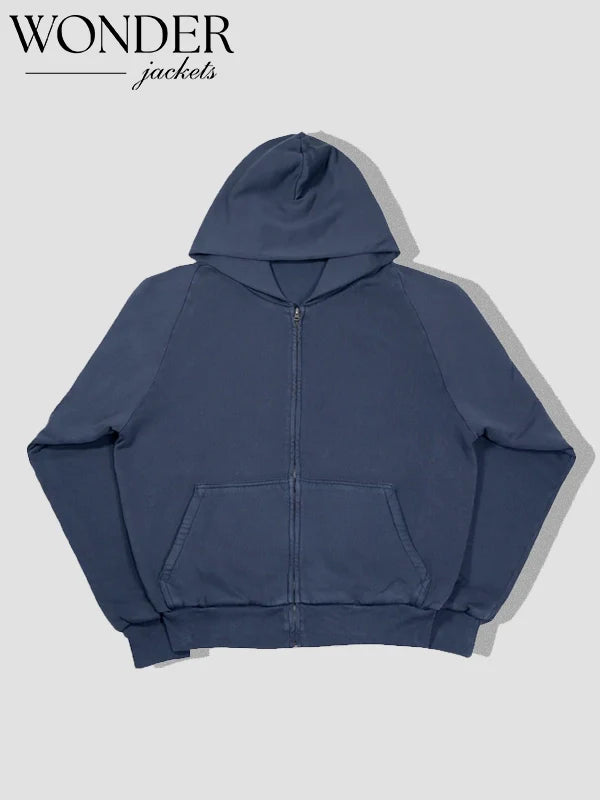 Yeezy x Gap Zip-Up Hoodie Blue