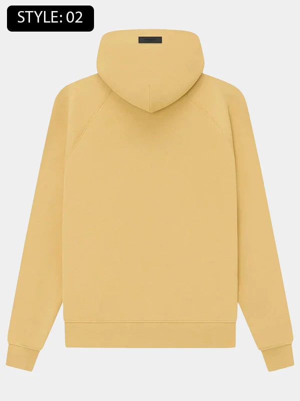 Yellow Fear of God Essentials Hoodie