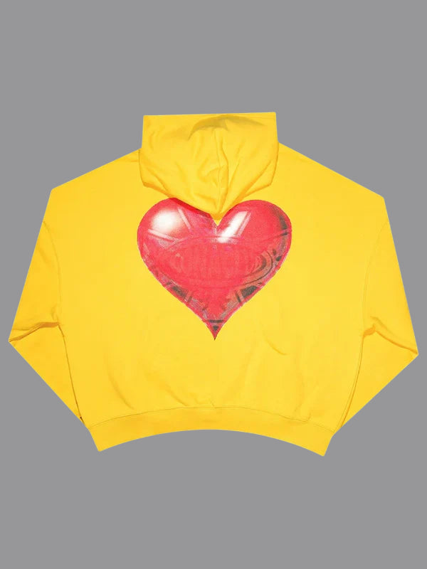 Yellow I love Speeding Tickets Hoodie Iconaclub