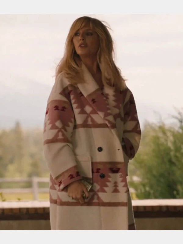 Yellowstone Beth Dutton Pink Coat