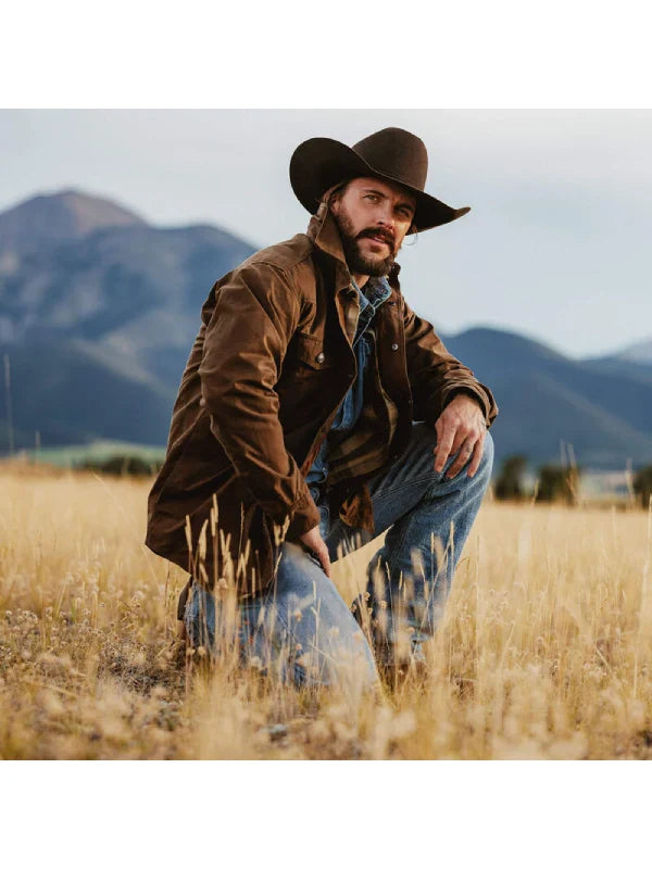 Yellowstone Herder Waxed Brown Jacket