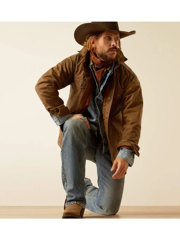 Yellowstone Herder Waxed Shirt Jacket