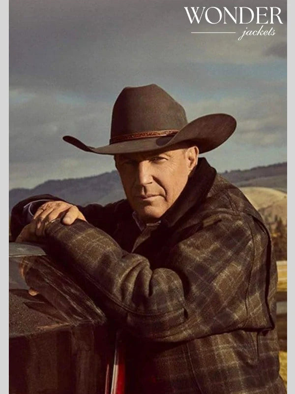 Yellowstone John Dutton Plaid Jacket