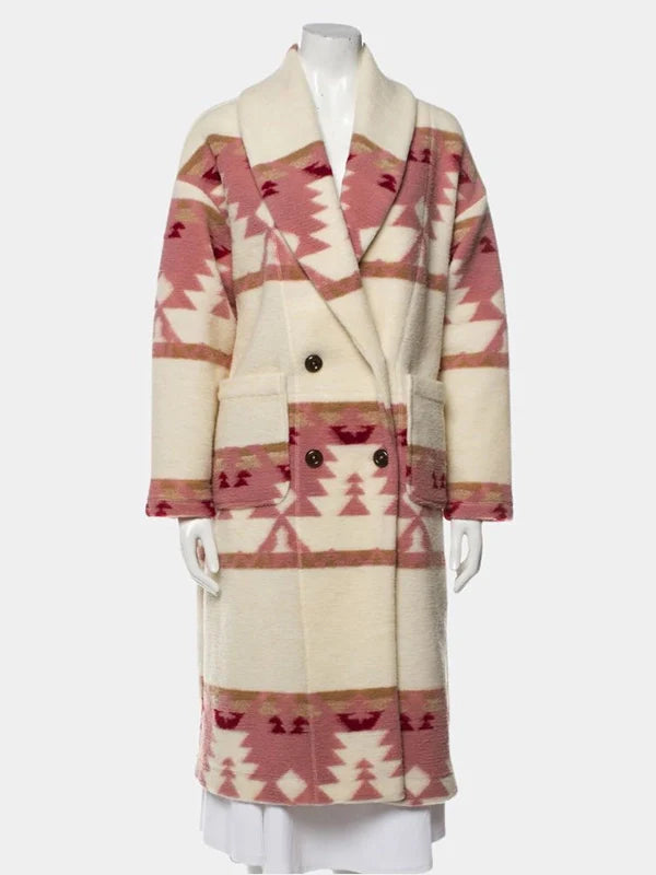 Yellowstone S05 Beth Dutton Pink Coat