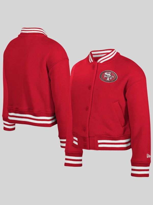 Youth New Era San Francisco 49ers Chenille Applique Jacket
