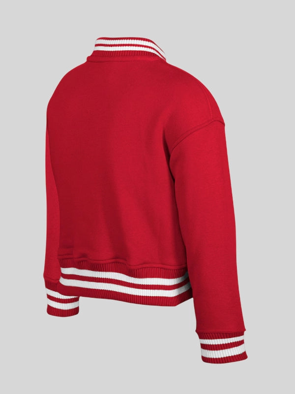 Youth New Era San Francisco 49ers Chenille Jacket Red