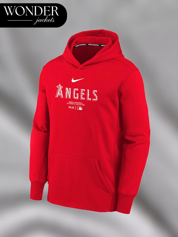 Youth Los Angeles Authentic Performance Red Hoodie
