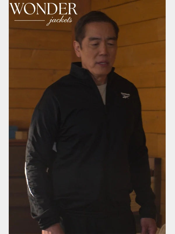 Yuji Okumoto Cobra Kai S06 Reebok Track Jacket Black