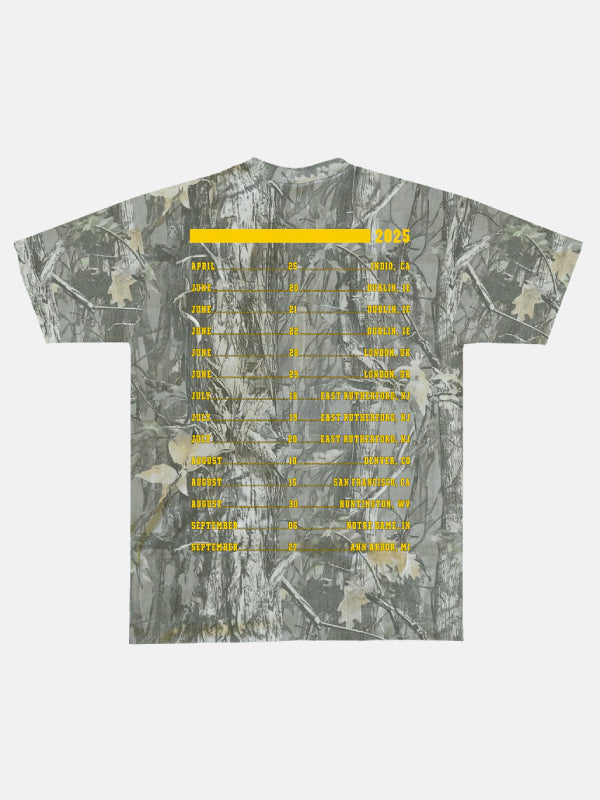 Zach Bryan Tour Merch Logo Camo Tee