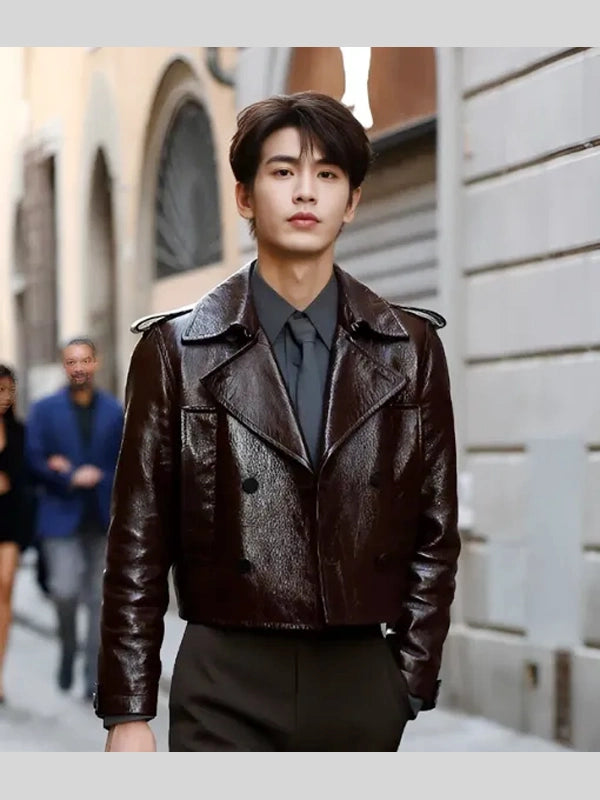 Zhang Linghe Gucci Cruise 2026 Leather Jacket