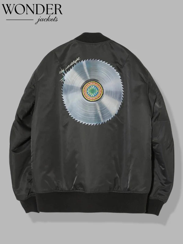 Undercover Records x CAN MA-1 Bomber Jacket Grey