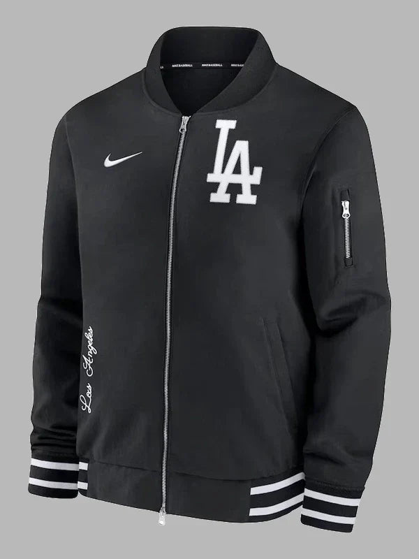 dodgers-nike-black-bomber-jacket