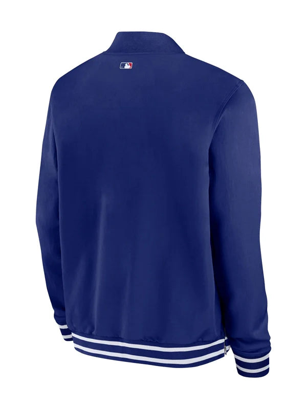 dodgers nike bomber jacket