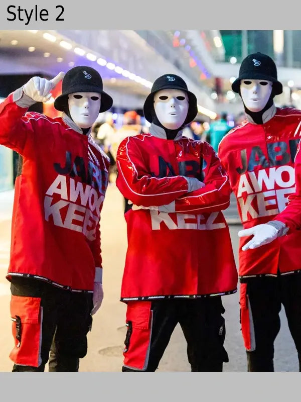 jabbawockeez Crew jacket red