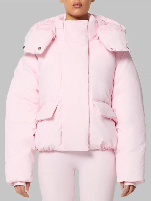 khy pink puffer jacket