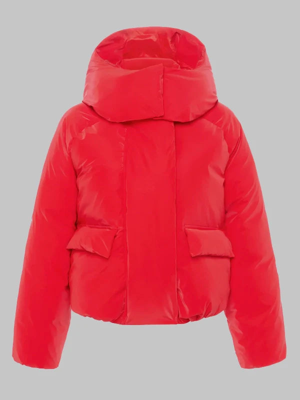 khy puffer jacket red