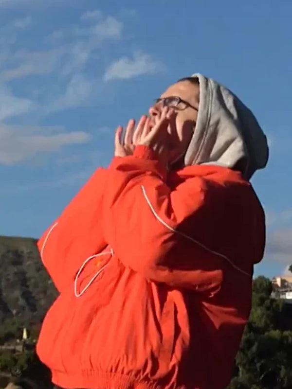 marty supreme orange jacket