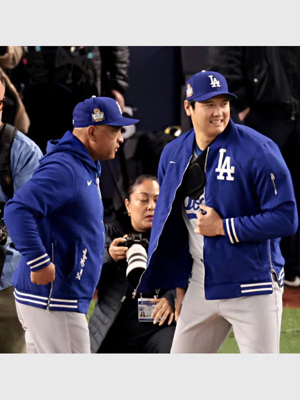 nike dodgers bomber jacket