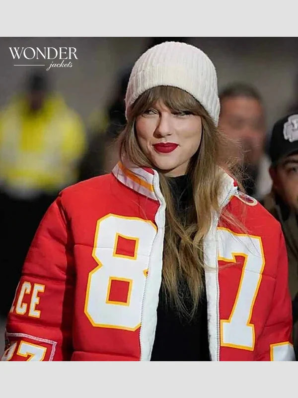 taylor swift travis kelce jacket