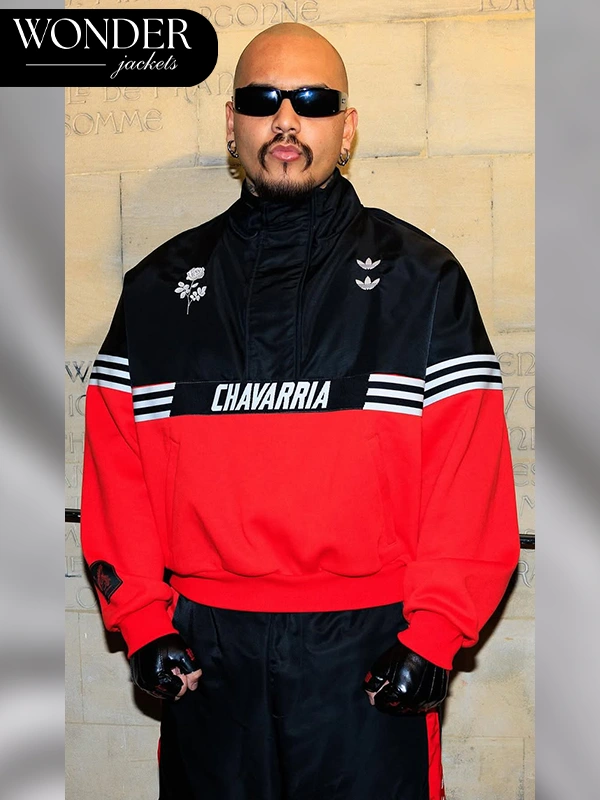 willy chavarria x adidas Half Zip jacket