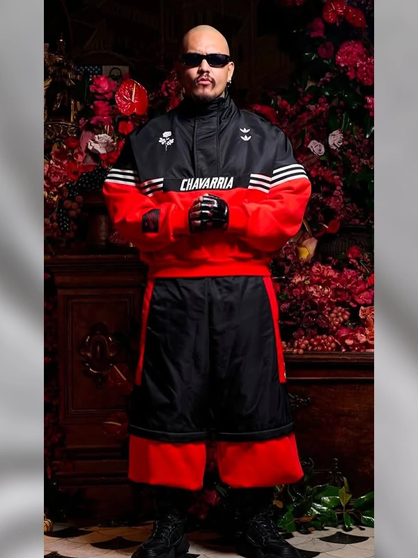 willy chavarria x adidas jacket