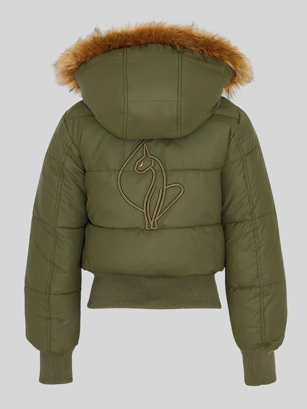 womens baby phat puffer jacket