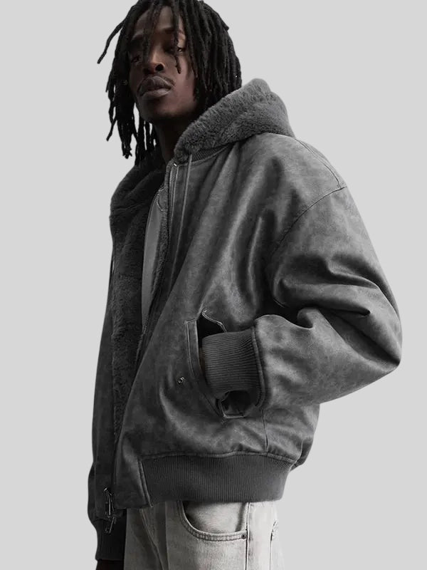 zara Faux Fur Leather Jacket